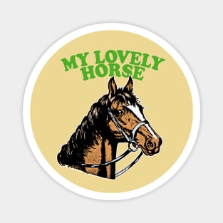 My Lovely Horse Magnet